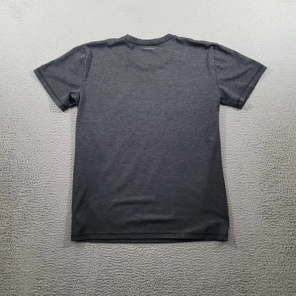 Adidas Shirt Boys Extra Large Gray Logo Graphic Print Tee Sportswear Normcore - Picture 6 of 10